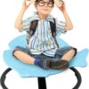 1 (5) Sensory Spinning Chair for Autism - Fish Therapeutic Swivel Seat for Autism & ADHD Chair Spin Chairs for Children Teens Improve Balance &Coordination