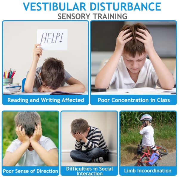 2 Spinning Chair for Autism, Sensory Spinning Toys for ADHD Kids ,Calming Spinny for Children’s Support - Non-slip Sit and Spin Sensory Spinning Seat