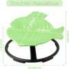 2 (2) Sensory Spinning Chair for Autism - Fish Therapeutic Swivel Seat for Autism & ADHD Chair Spin Chairs for Children Teens Improve Balance &Coordination
