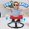 3 Elephant Kids Sensory Swivel Chair, 360° Spinning Seat, Toddler Sit and Spin Wobble Chair, Sensory Training Balance Toys, Autism ADHD Chairs, Physical Therapy Body Coordination,Training Body Coordination for Boy Girl (Blue )