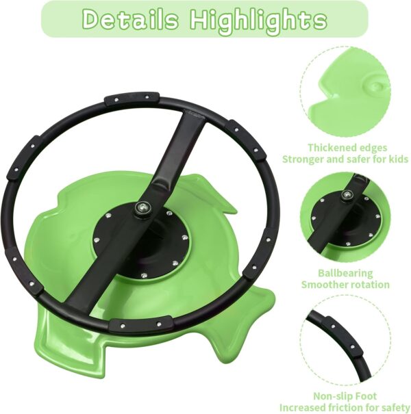 3 (5) Sensory Spinning Chair for Autism - Fish Therapeutic Swivel Seat for Autism & ADHD Chair Spin Chairs for Children Teens Improve Balance &Coordination