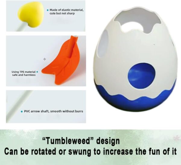 5162kvDx57L._AC_SL1001_ 1set Pot-throwing Toys Kids Soft Bow Arrow Throwing Toys Tumbler Pitching Toys Outdoor,Parish Activities Parent-child Interactive