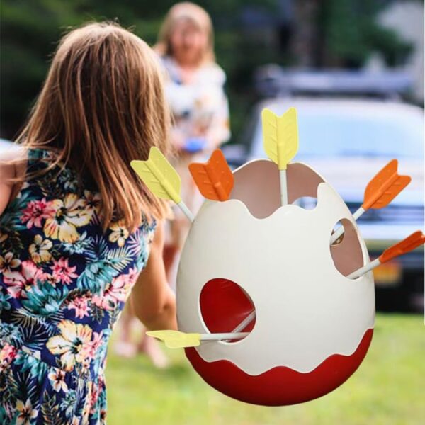 61BTSVWzFBL._AC_SL1001_ 1set Pot-throwing Toys Kids Soft Bow Arrow Throwing Toys Tumbler Pitching Toys Outdoor,Parish Activities Parent-child Interactive