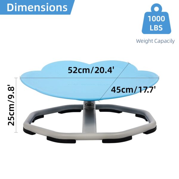 Version 1.0.0 Cat Paw Spinning Chair for Autistic Children, ADHD Autism Kids Spinny Chair,Autism Sensory Equipment Sit and Spin Activity Toys, Kids Swivel Chair Wobble Board
