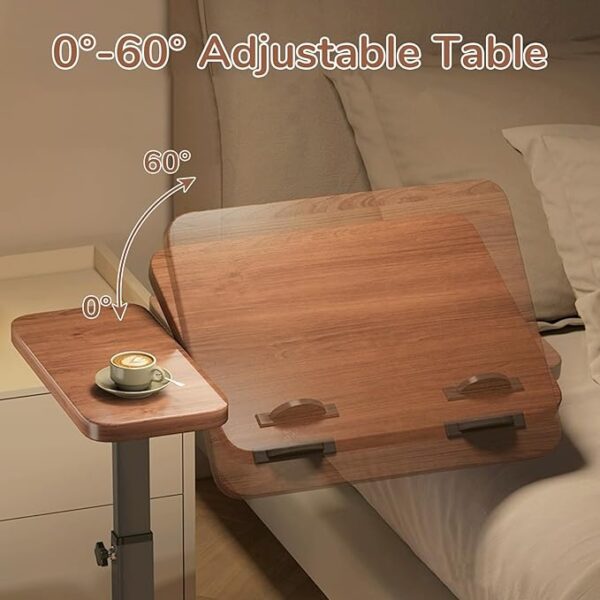 7145X1ph3TL._AC_SX679_ Foldable Table Tray Bedside Laptop Table Home Bed Simple Desk Folding Mobile,Movable Overbed Table,deal Tray Desk For Laptop And Meals