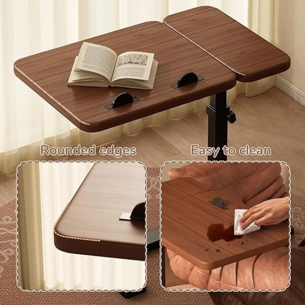 71HIdTzkh+L._AC_SX679_ Foldable Table Tray Bedside Laptop Table Home Bed Simple Desk Folding Mobile,Movable Overbed Table,deal Tray Desk For Laptop And Meals