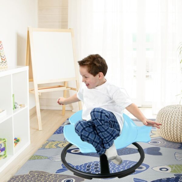 71ZkqKSgCVL._AC_SL1500_ Sensory Spinning Chair for Autism - Fish Therapeutic Swivel Seat for Autism & ADHD Chair Spin Chairs for Children Teens Improve Balance &Coordination
