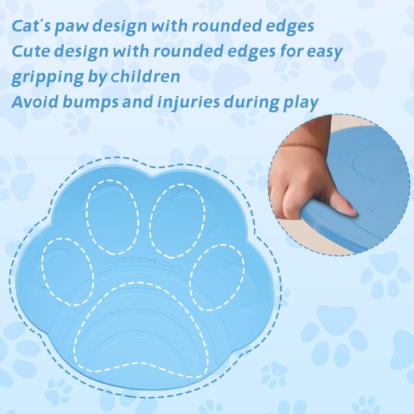 Version 1.0.0 Cat Paw Spinning Chair for Autistic Children, ADHD Autism Kids Spinny Chair,Autism Sensory Equipment Sit and Spin Activity Toys, Kids Swivel Chair Wobble Board