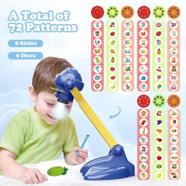 81U1pFv6z+L._AC_SL1500_ Drawing Projector,Draw Projector Toy with Watercolor Pens Drawing Book for Halloween, Christmas and Birthday Gifts,