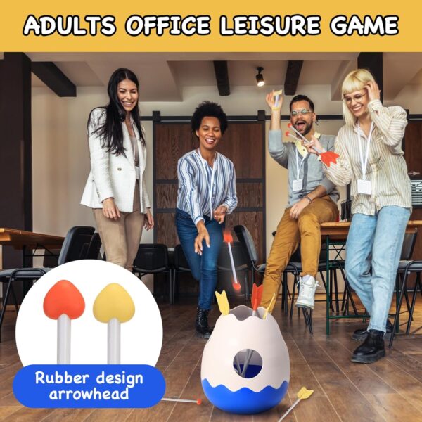 81V-niorVeL._AC_SL1500_ 1set Pot-throwing Toys Kids Soft Bow Arrow Throwing Toys Tumbler Pitching Toys Outdoor,Parish Activities Parent-child Interactive