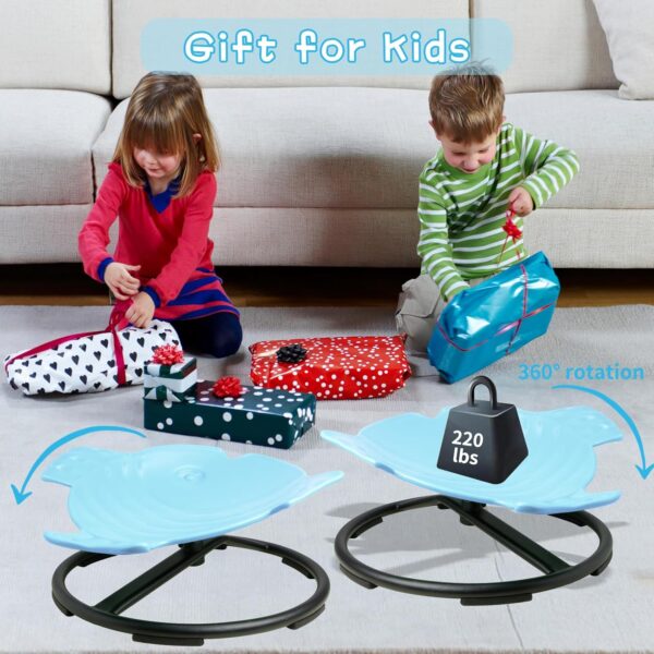 81nnBN4MhkL._AC_SL1500_ Sensory Spinning Chair for Autism - Fish Therapeutic Swivel Seat for Autism & ADHD Chair Spin Chairs for Children Teens Improve Balance &Coordination