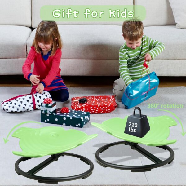 81v7ch2vYBL._AC_SL1500_ Sensory Spinning Chair for Autism - Fish Therapeutic Swivel Seat for Autism & ADHD Chair Spin Chairs for Children Teens Improve Balance &Coordination