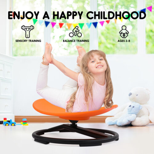 SKU_003 Spinning Chair for Autism, Sensory Spinning Toys for ADHD Kids ,Calming Spinny for Children’s Support - Non-slip Sit and Spin Sensory Spinning Seat