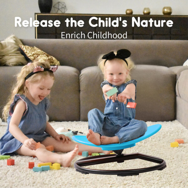 SKU_004 Spinning Chair for Autism, Sensory Spinning Toys for ADHD Kids ,Calming Spinny for Children’s Support - Non-slip Sit and Spin Sensory Spinning Seat