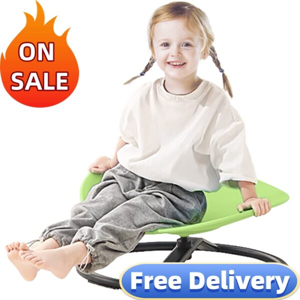 SKU_013 Spinning Chair for Autism, Sensory Spinning Toys for ADHD Kids ,Calming Spinny for Children’s Support - Non-slip Sit and Spin Sensory Spinning Seat