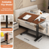 棕色 Foldable Table Tray Bedside Laptop Table Home Bed Simple Desk Folding Mobile,Movable Overbed Table,deal Tray Desk For Laptop And Meals
