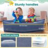 Version 1.0.0 Inflatable Sensory Chair for Kids, Sensory Toys for Autistic Children, Pea pod Sensory Chair with Pump - ADHD Chair Provide Sensory Input & Therapeutic Compression,Inflatable Peapod for Children, Includes Electric Air Pump