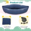 Version 1.0.0 Inflatable Sensory Chair for Kids, Sensory Toys for Autistic Children, Pea pod Sensory Chair with Pump - ADHD Chair Provide Sensory Input & Therapeutic Compression,Inflatable Peapod for Children, Includes Electric Air Pump