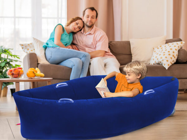 详情Detail-12 Inflatable Sensory Chair for Kids, Sensory Toys for Autistic Children, Pea pod Sensory Chair with Pump - ADHD Chair Provide Sensory Input & Therapeutic Compression,Inflatable Peapod for Children, Includes Electric Air Pump