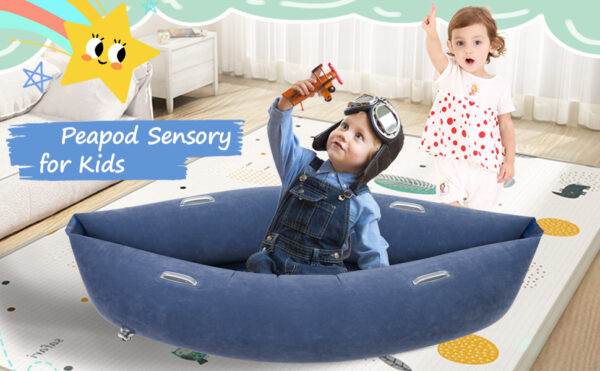 详情Detail-4 Inflatable Sensory Chair for Kids, Sensory Toys for Autistic Children, Pea pod Sensory Chair with Pump - ADHD Chair Provide Sensory Input & Therapeutic Compression,Inflatable Peapod for Children, Includes Electric Air Pump