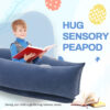 详情Detail-6 Inflatable Sensory Chair for Kids, Sensory Toys for Autistic Children, Pea pod Sensory Chair with Pump - ADHD Chair Provide Sensory Input & Therapeutic Compression,Inflatable Peapod for Children, Includes Electric Air Pump