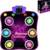 跳舞毯-箭头 Light Up Dance Mat for Girls,Bluetooth Support, Built-in Music, Bluetooth Support, Built-in Music,Christmas Birthday Gifts for Girls Boys Age 3+