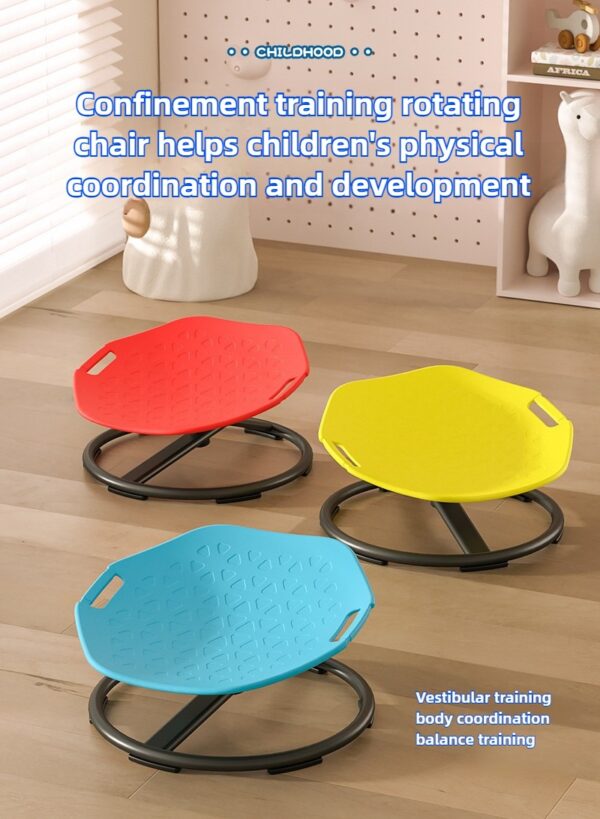 1_d2e7cf715ce3d16ab7c8a7869261d0bd Spinning Chair for for Autism Kids,360° Kids Swivel Seat Chairs with Armrests, Training Body Coordination, Sensory Equipment Toys for Autism & ADHD