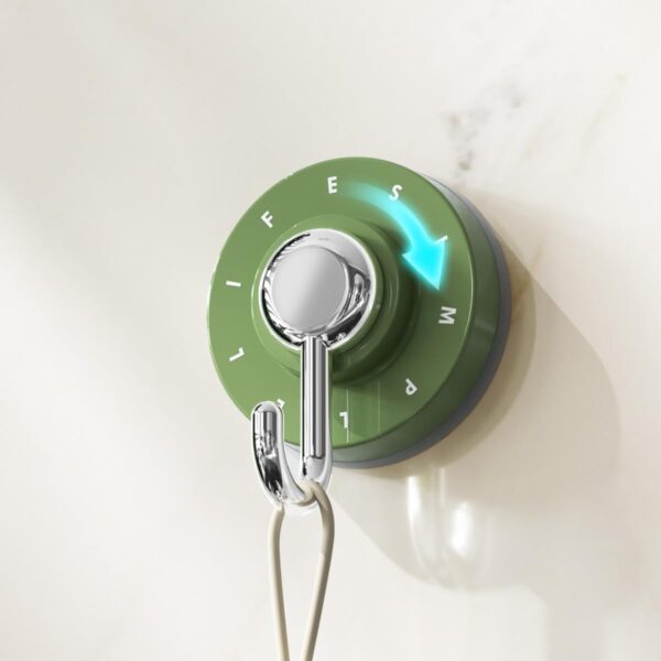 51YOQC0AtkL._AC_SL1200_ Suction Cup Hooks – Heavy Duty, Waterproof & Reusable Vacuum Hooks for Bathroom & Kitchen – Adjustable,360° Rotating Vacuum Adhesive Hooks