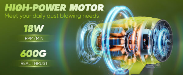 71720555-2484-44a7-b938-c78a9a4de1af.__CR0,0,1464,600_PT0_SX1464_V1___ Leaf Blower Cordless with Battery | Cordless leaf blower, 1000g Blowing Force, 1200 CFM Airflow, 50 Minutes Runtime, | Snow Blowing, Lawn Care, Patio, Blowing Leaves