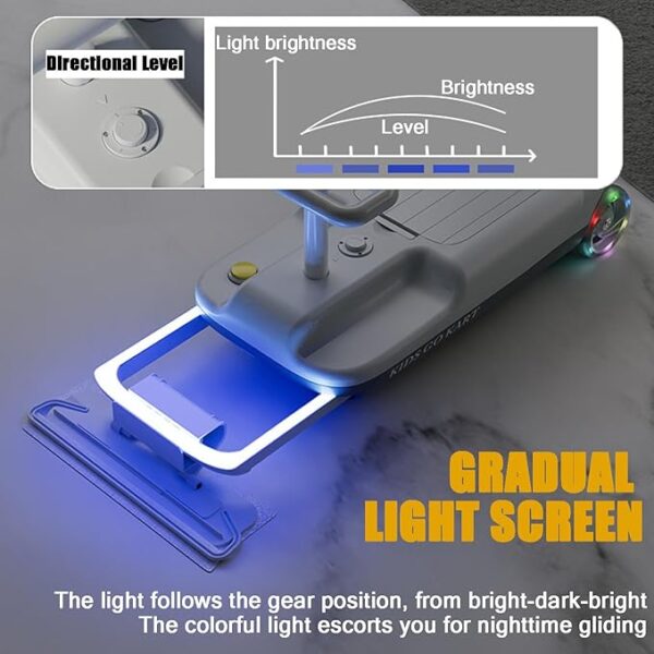71ZictZspHL._AC_SX679_ Electric Wiggle Car - Ride-On Twist Car Simulator with Throttle Pedal, Large Storage Space, Anti-Rollover Design, ,Clean go kart Wiggle Car with Mop For Cleaning Floors + Glowing Wheels & Storage