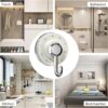 71ho8+wU39L._AC_SL1500_ Suction Cup Hooks – Heavy Duty, Waterproof & Reusable Vacuum Hooks for Bathroom & Kitchen – Adjustable,360° Rotating Vacuum Adhesive Hooks