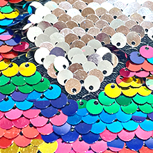 详情图_3 ensory Wall | Sequin Flip Fabric for Kids | Sequin Fabric Sensory Wall Panel | Reversible Sequins | ADHD and Autism ToyReversible Sequins DIY Decoration Wall Sensory Fun Toy Discovery Learning with Travel Case for Kids